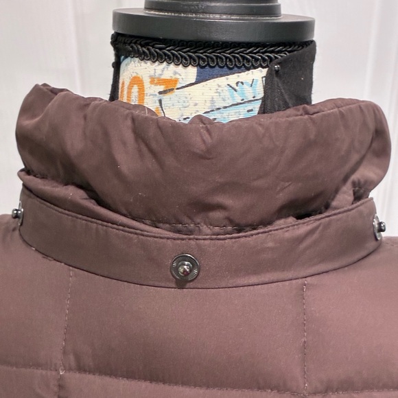 Lands' End Women's Chocolate Goose-down Puffer Coat - Picture 5 of 10